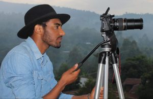 Wubetu Shimelash with camera