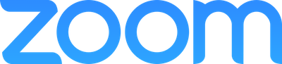 "zoom" in blue gradient