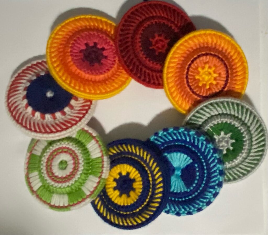 Handmade card holder assisted technology example