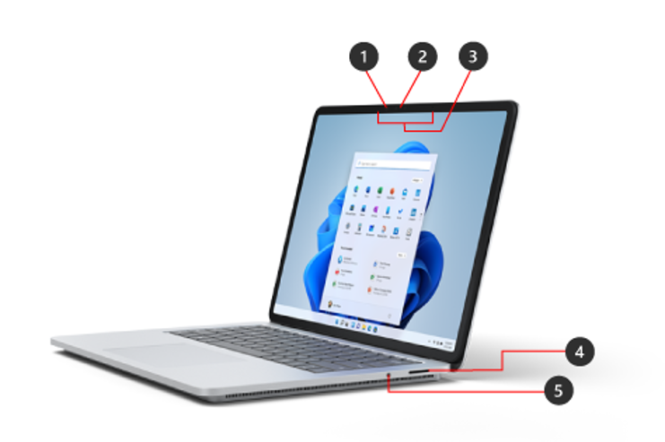 front view of Surface Laptop Studio