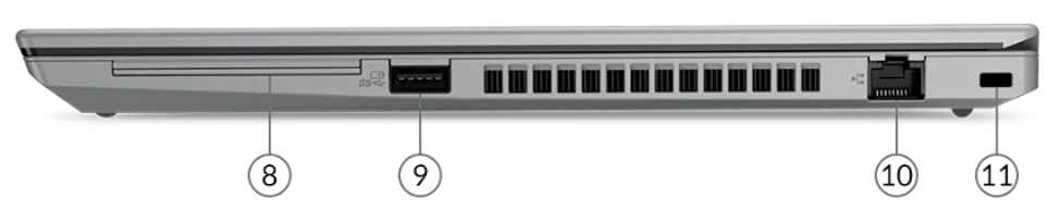 right side view of the T15 from front to back