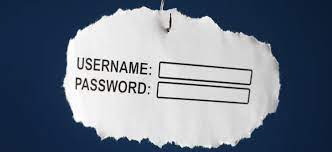 hook capturing paper of username and password