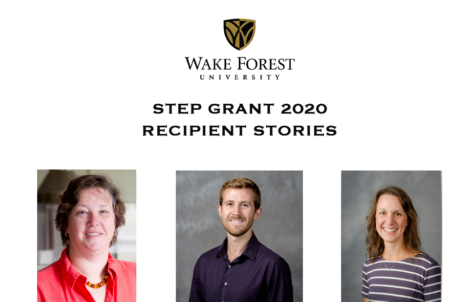 photos of the three Step Grant recipients