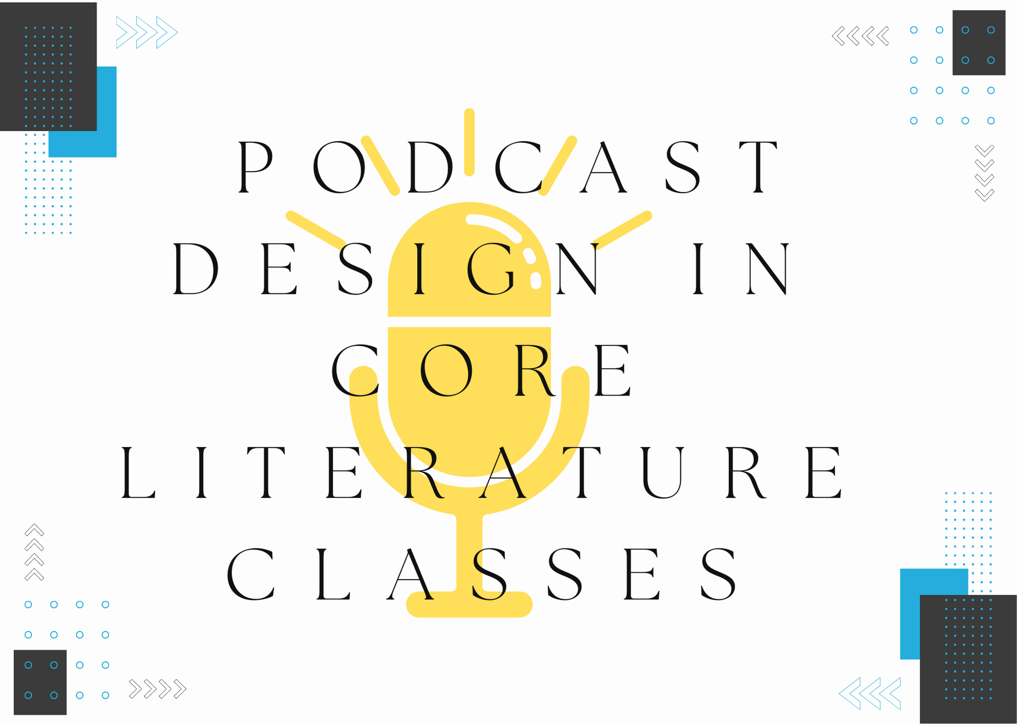 logo for Podcast Design in Core Literature Classes