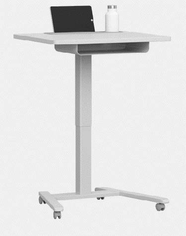 Adjustable Height Mobile Cart